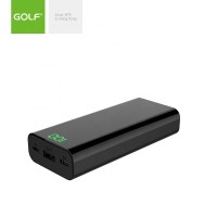 GOLF LCD100 High Capacity 2.1A Single USB Output Fast Mini Power Bank 10000mah Portable Charger